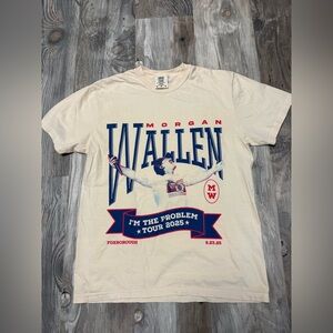 NWOT Morgan Wallen Tshirt from Foxborough 8/23/25 Show